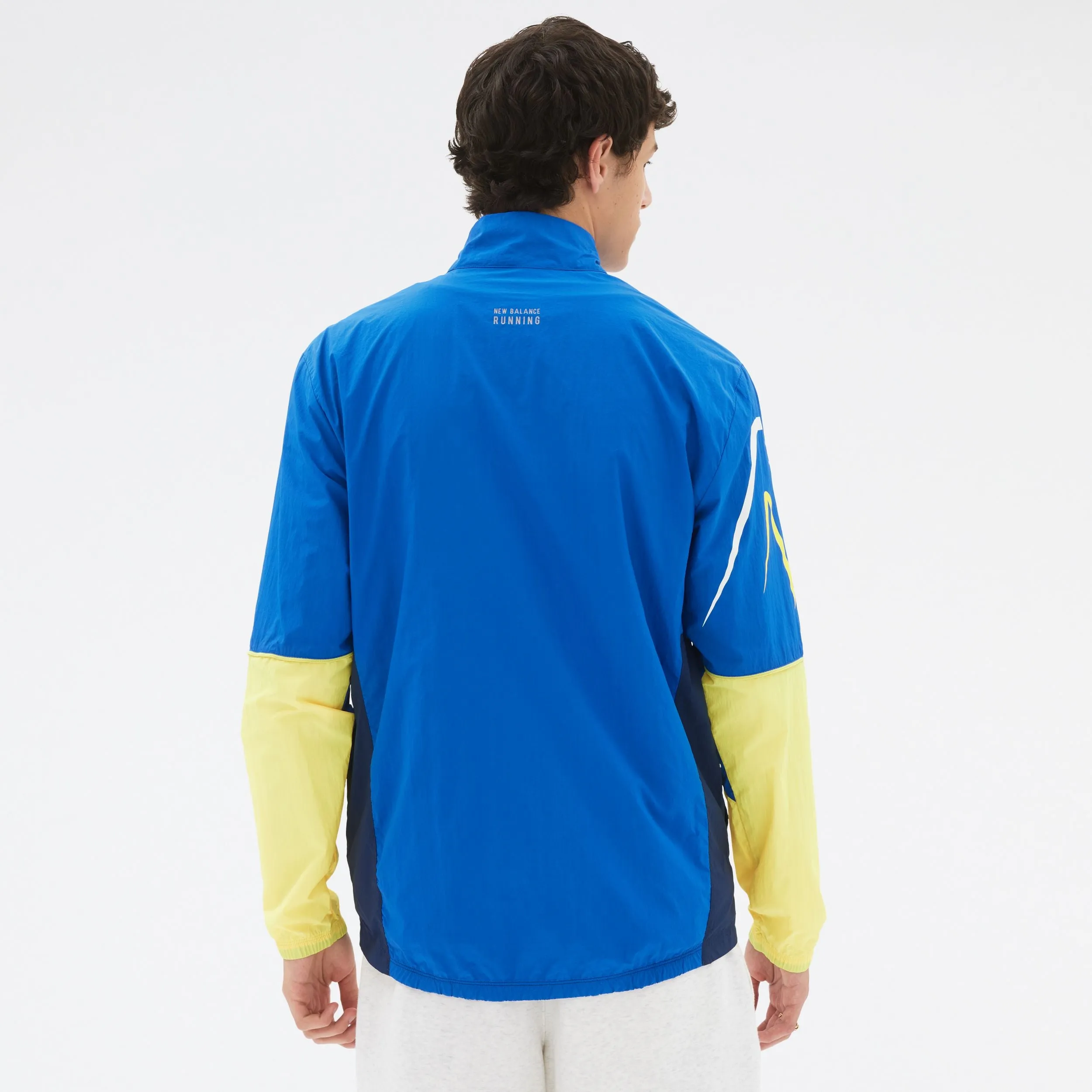 M New Balance Graphic Impact Run Packable Jacket