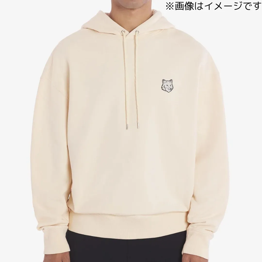 MAISON KITSUNE  |Long Sleeves Plain Cotton Designers Hoodies