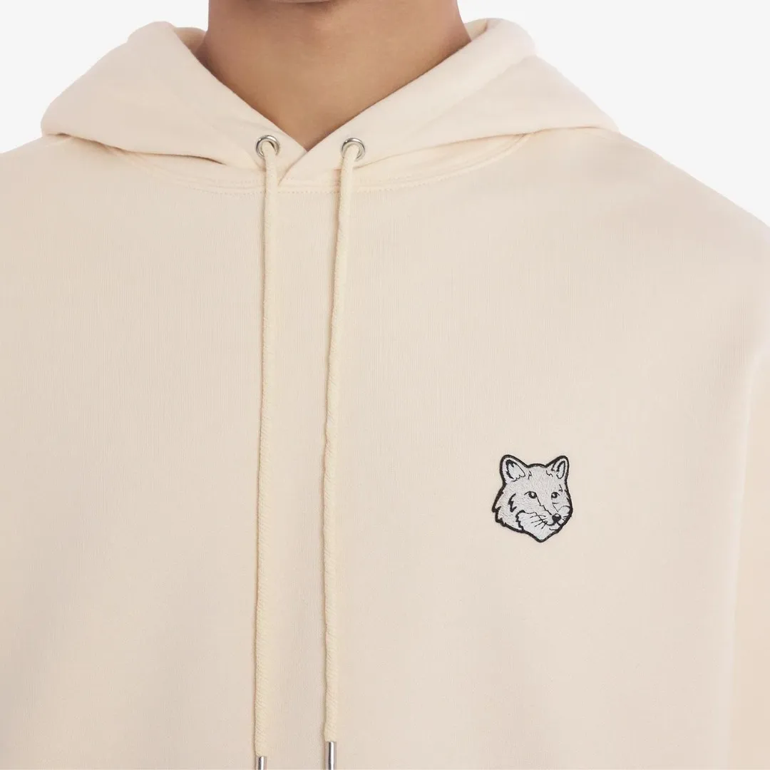 MAISON KITSUNE  |Long Sleeves Plain Cotton Designers Hoodies