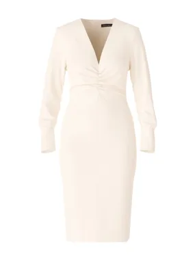 Marc Cain Dress in Bright Ecru