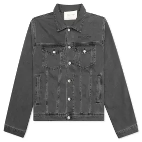 Mark Flood Square Denim Jacket - Washed Black