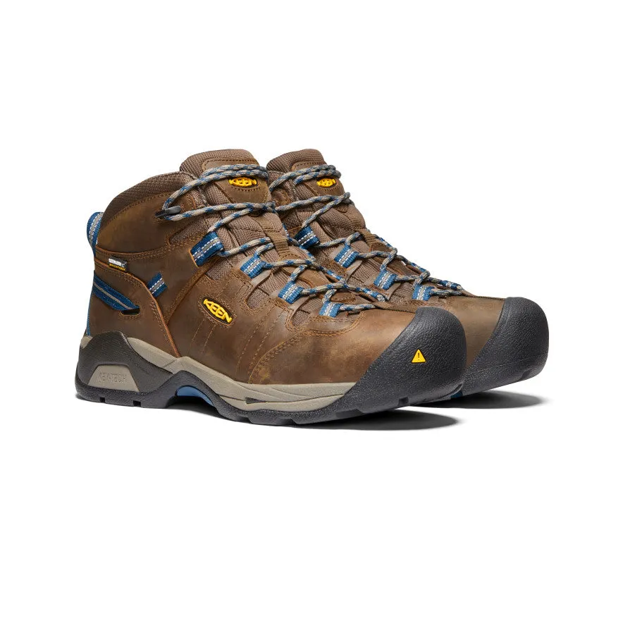 Men's Detroit XT Waterproof Boot (Steel Toe)  |  Cascade Brown/Orion Blue