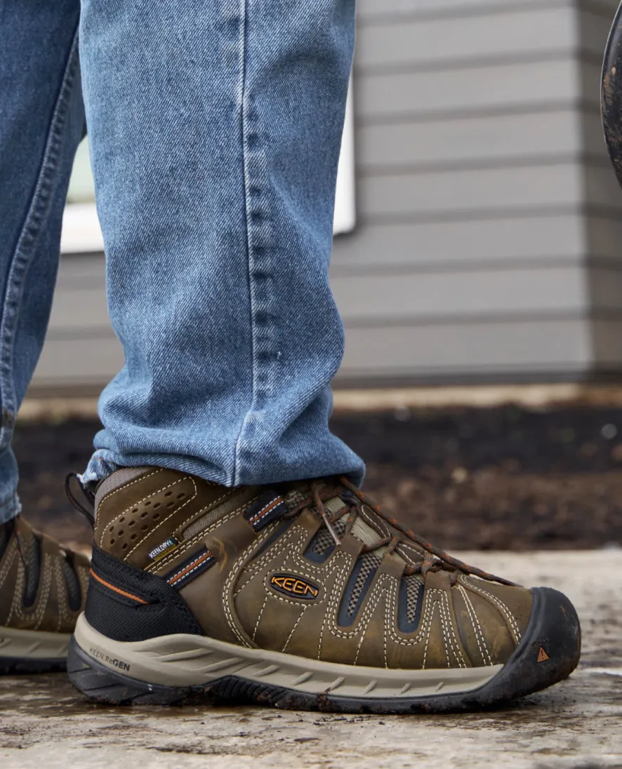 Men's Flint II Waterproof Mid (Soft Toe)  |  Black Olive/Brindle