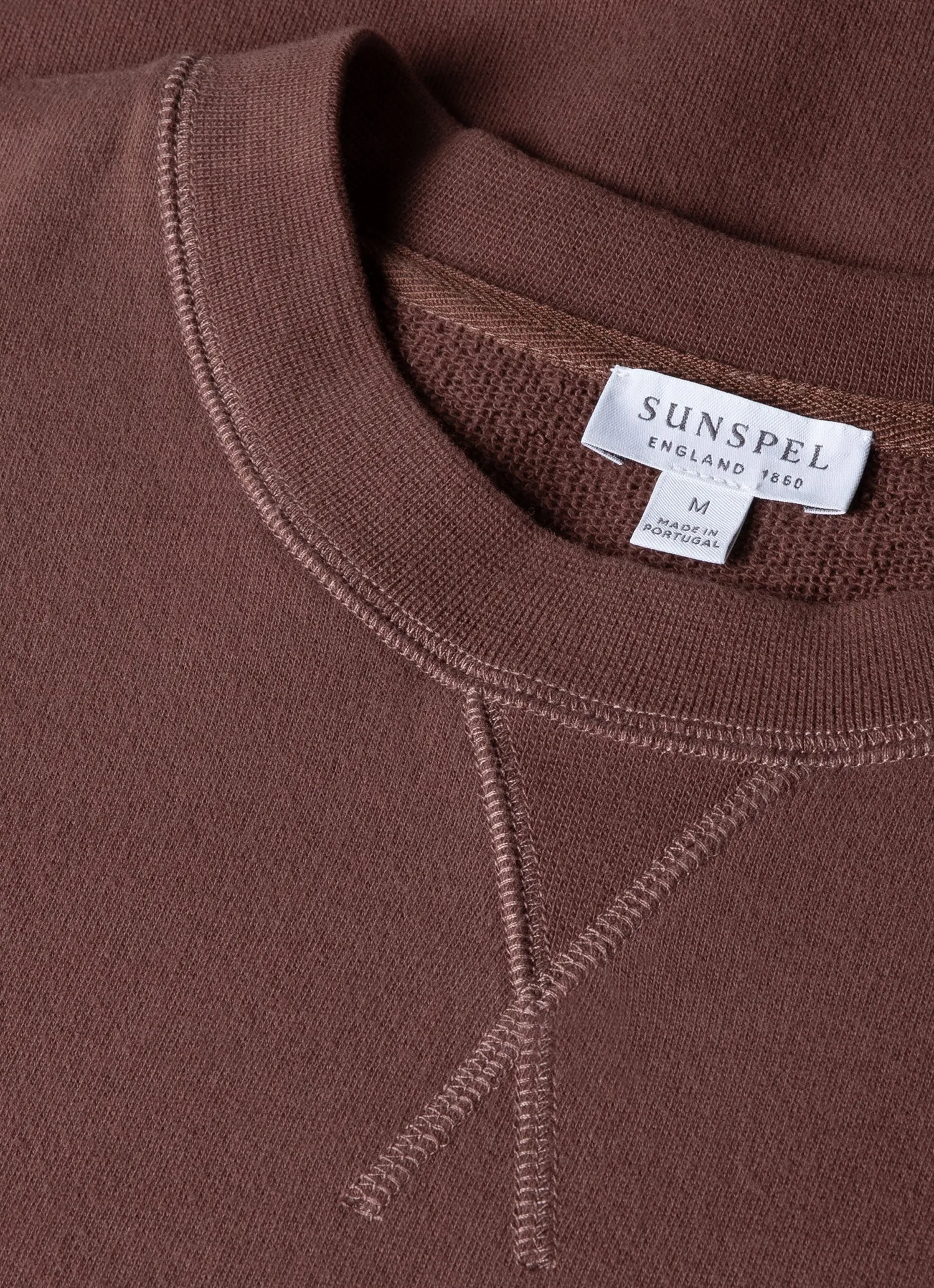 Men's Loopback Sweatshirt in Brown