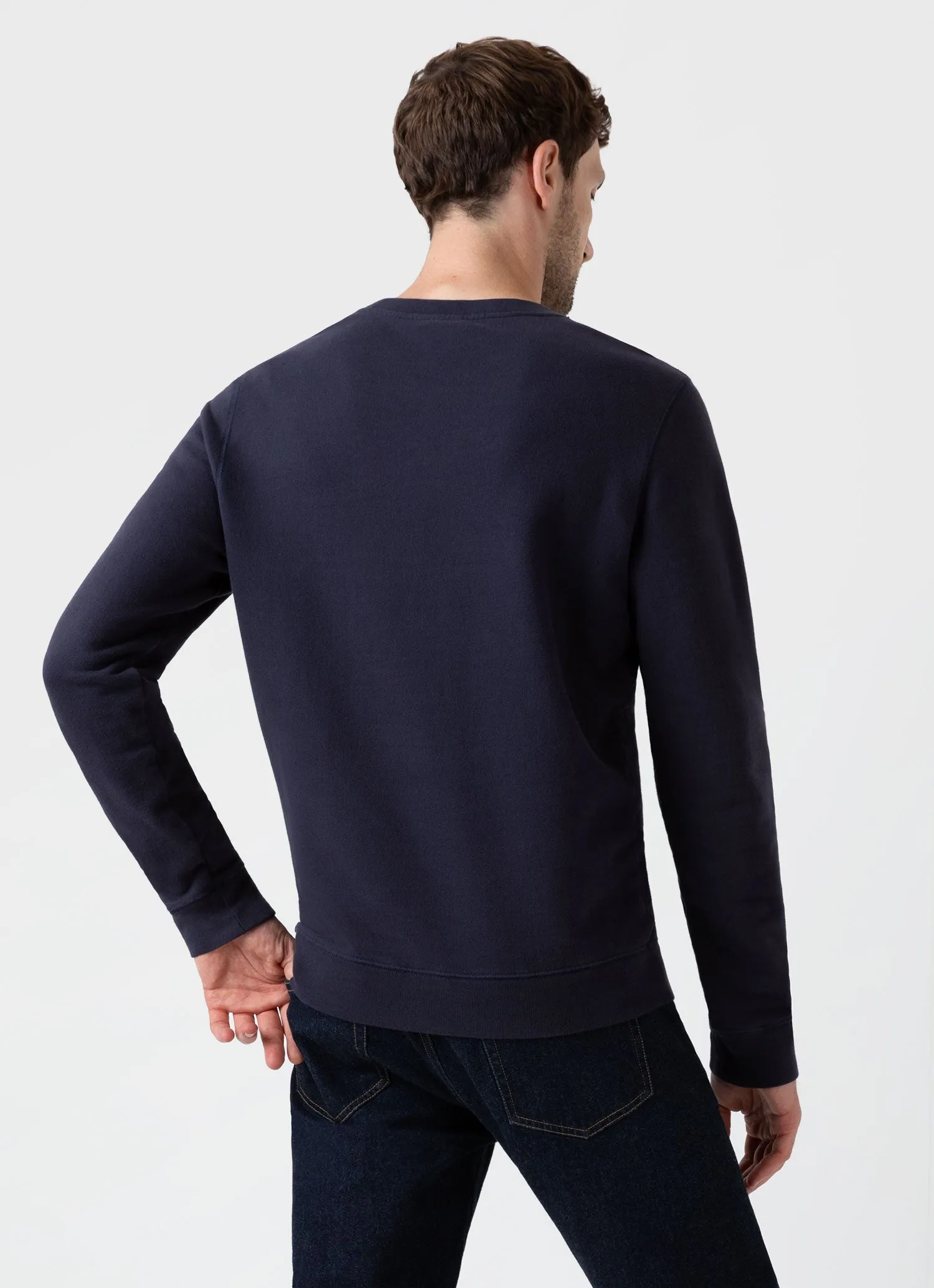 Men's Loopback Sweatshirt in Navy