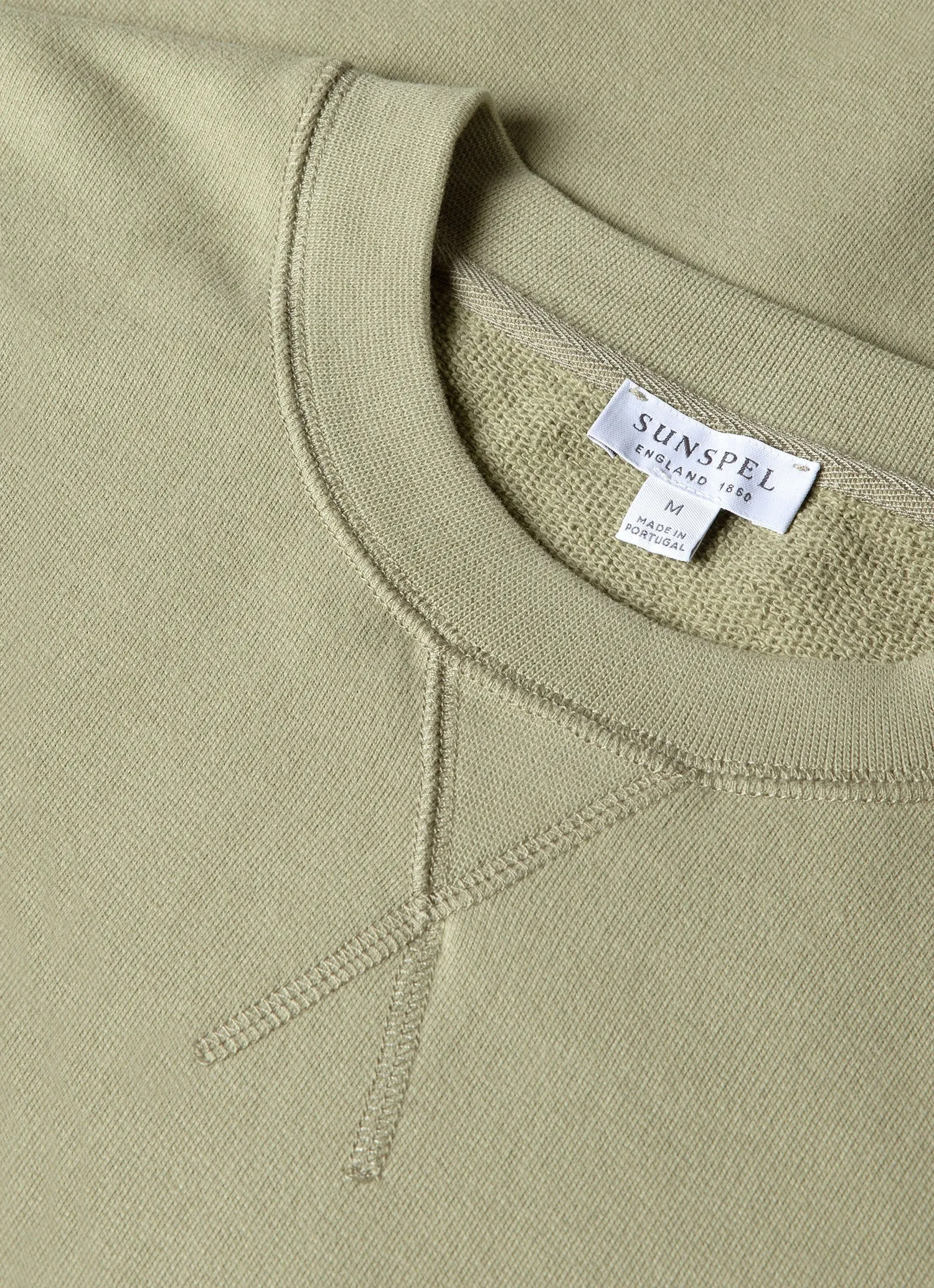 Men's Loopback Sweatshirt in Pale Khaki