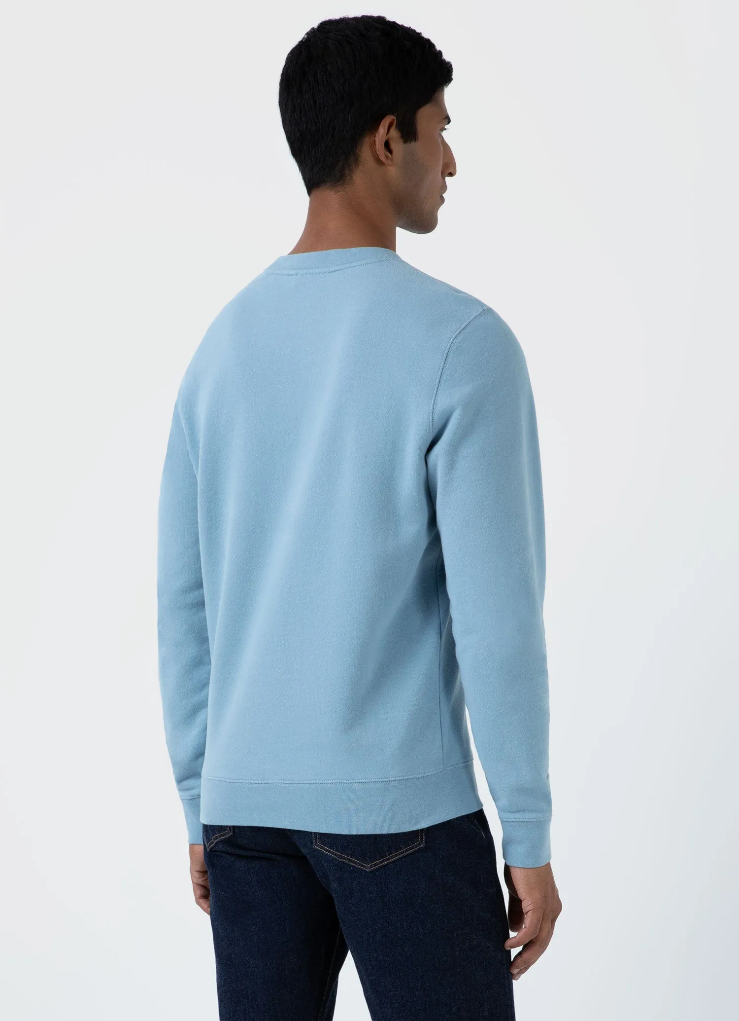 Men's Loopback Sweatshirt in Sky Blue