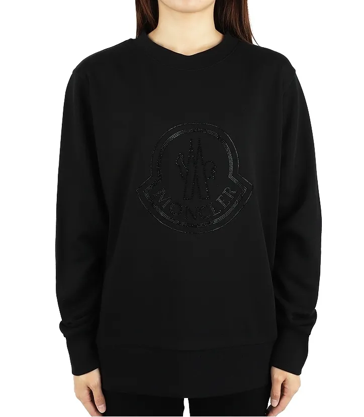 MONCLER  |Long Sleeves Plain Cotton Logo FX Advantage / Exclusive