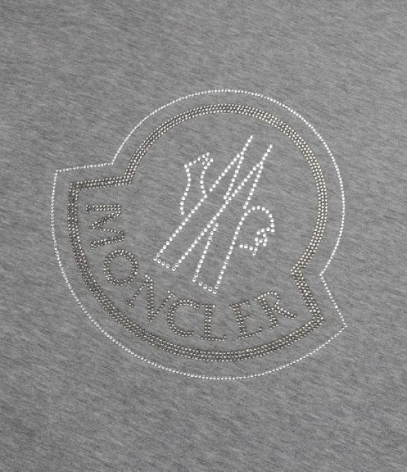 MONCLER  |Long Sleeves Plain Cotton Logo FX Advantage / Exclusive