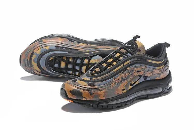 Nike Air Max 97 Camouplage Army Green Black Shoes Sale Size US 7, 8, 8.5, 9, 10, 11