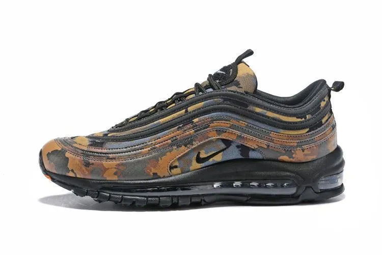 Nike Air Max 97 Camouplage Army Green Black Shoes Sale Size US 7, 8, 8.5, 9, 10, 11