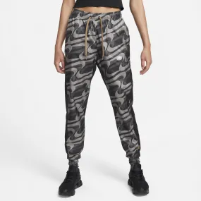 Nike Sportswear Icon Clash Women's Woven Allover Print Black Pants