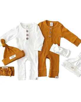 Organic Jumpsuit | Cinnamon