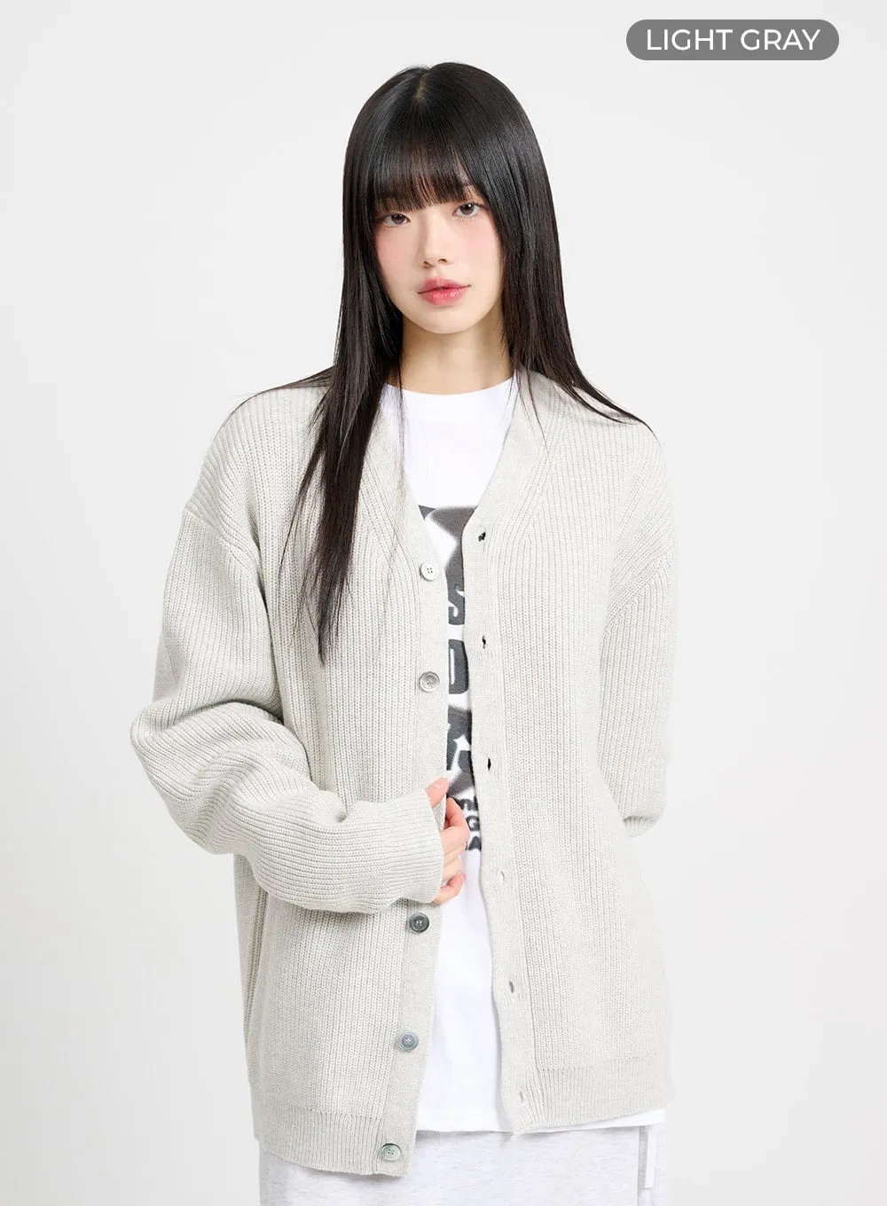 Oversized Knit Cardigan CM415