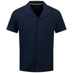 Powell 129 Regular Fit Cotton Polo Dark Blue - SU24