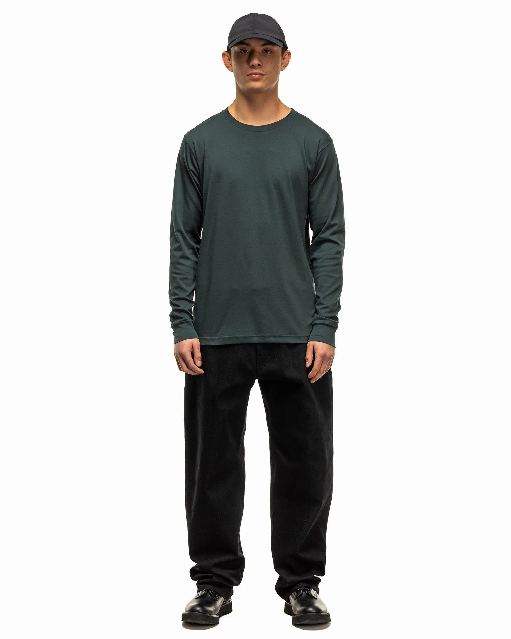 Prime Standard Fit T-Shirt L/S - Suvin Cotton Jersey Spruce