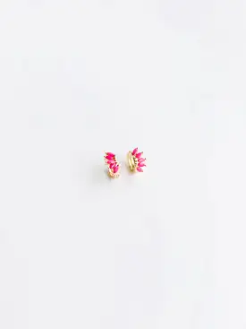 Raymond Earrings -Hot Pink  Michelle McDowell