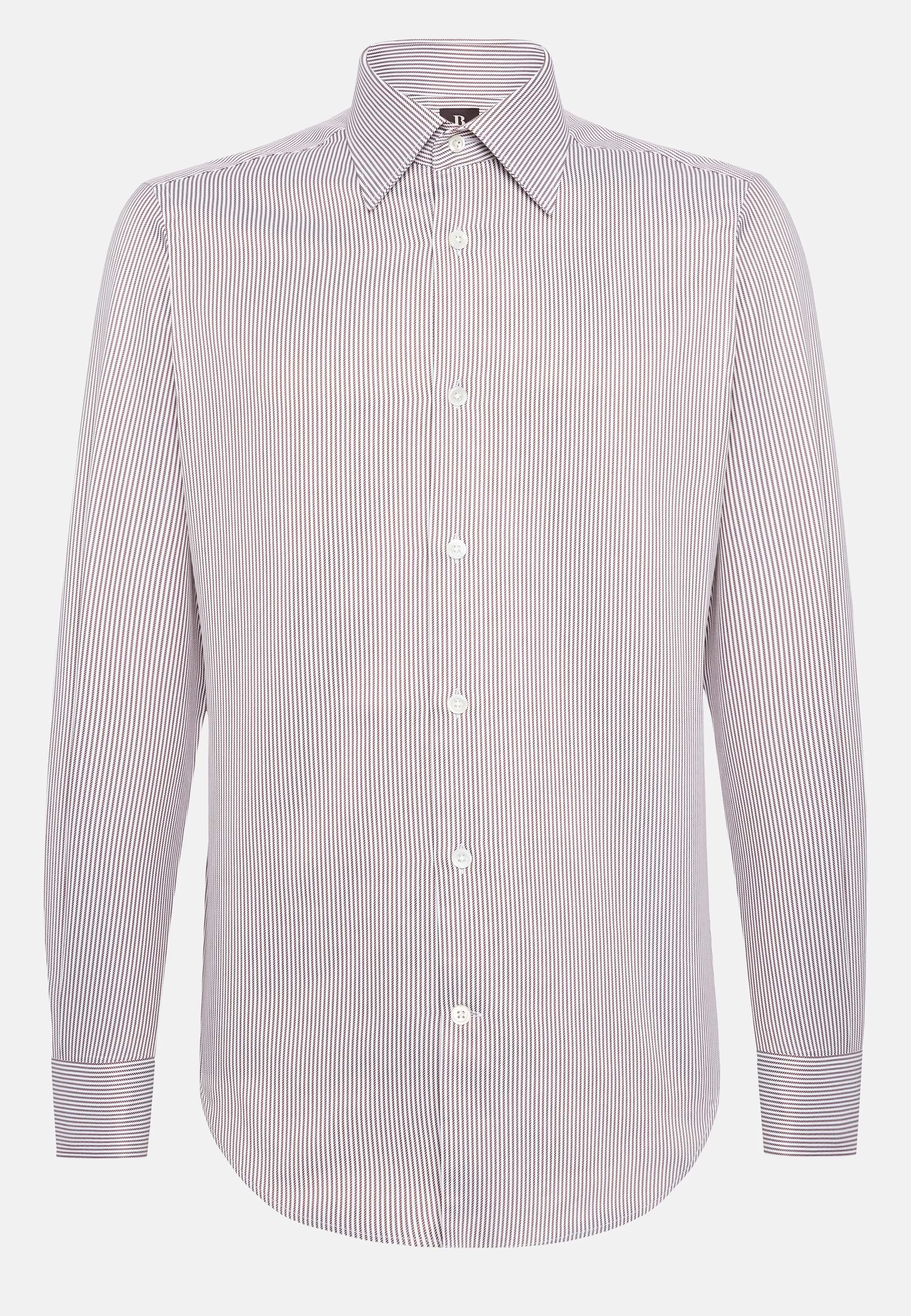 Regular Fit Striped Cotton Shirt