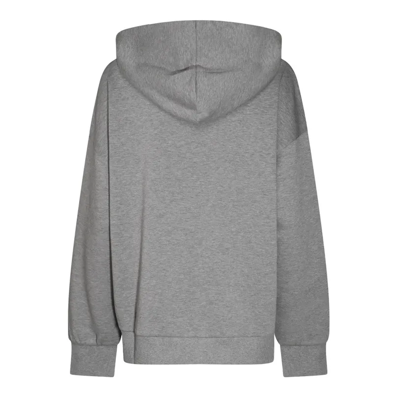 S Max Mara  |Sweat Plain Cotton Logo Hoodies & Sweatshirts