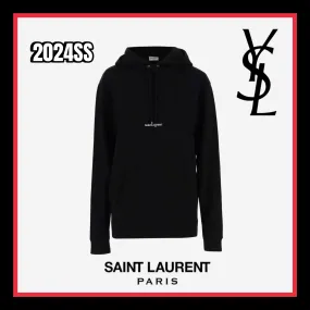 Saint Laurent  |Unisex Cotton Hoodies & Sweatshirts