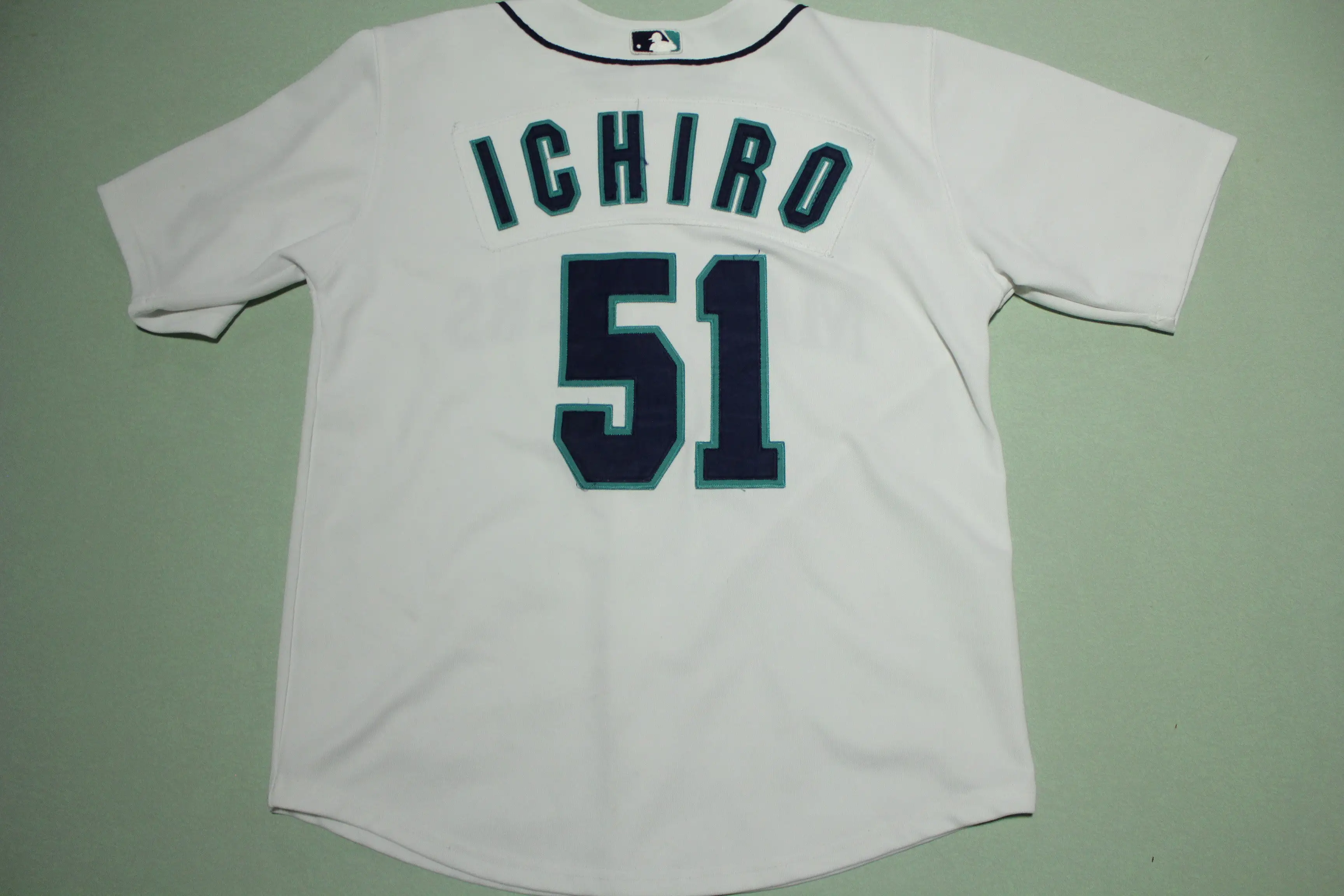 Seattle Mariners Ichiro Suzuki #51 Russell Button Up Sewn 00's Baseball Jersey