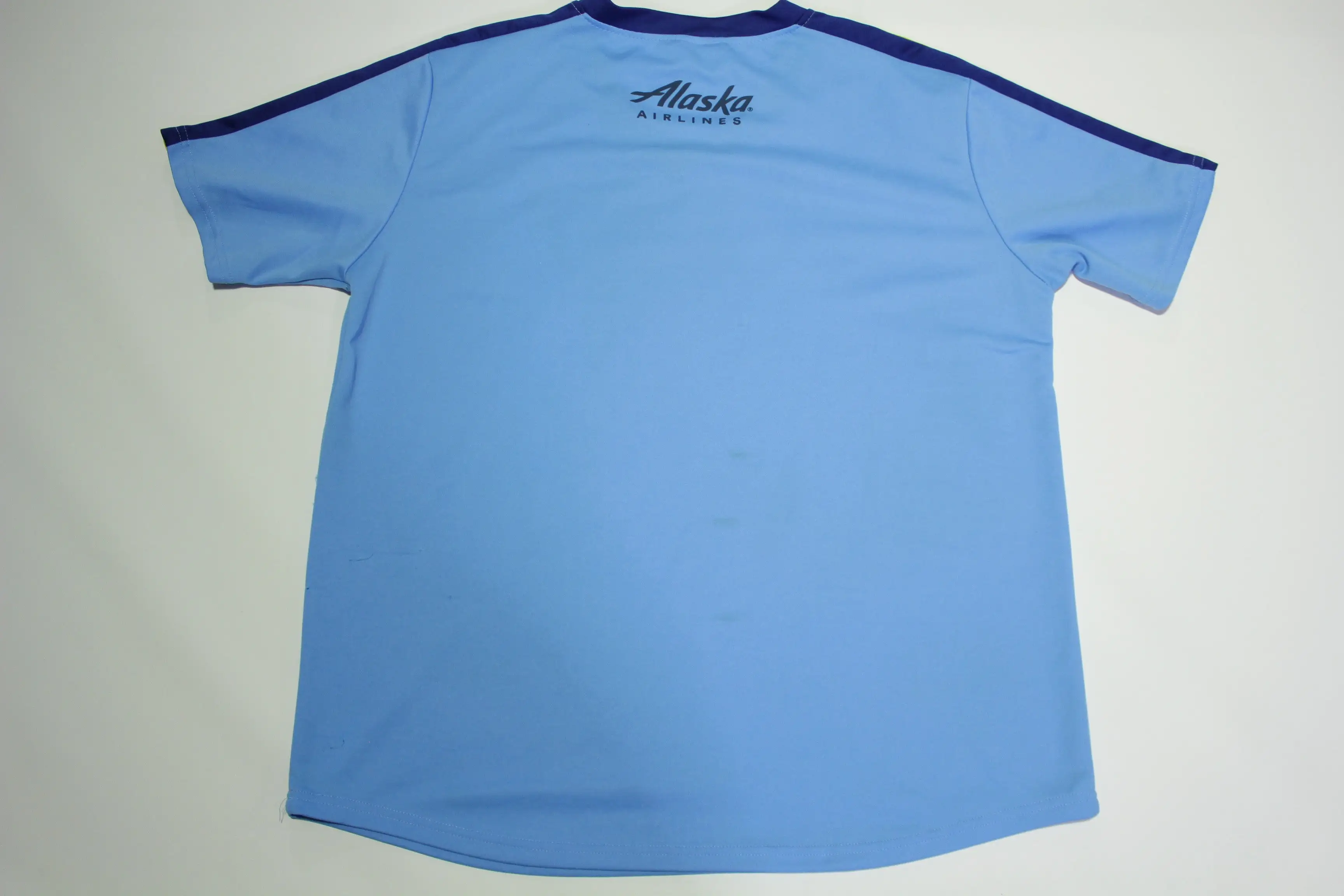 Seattle Mariners Throwback Alaska Airlines Baseball Polyester Jersey