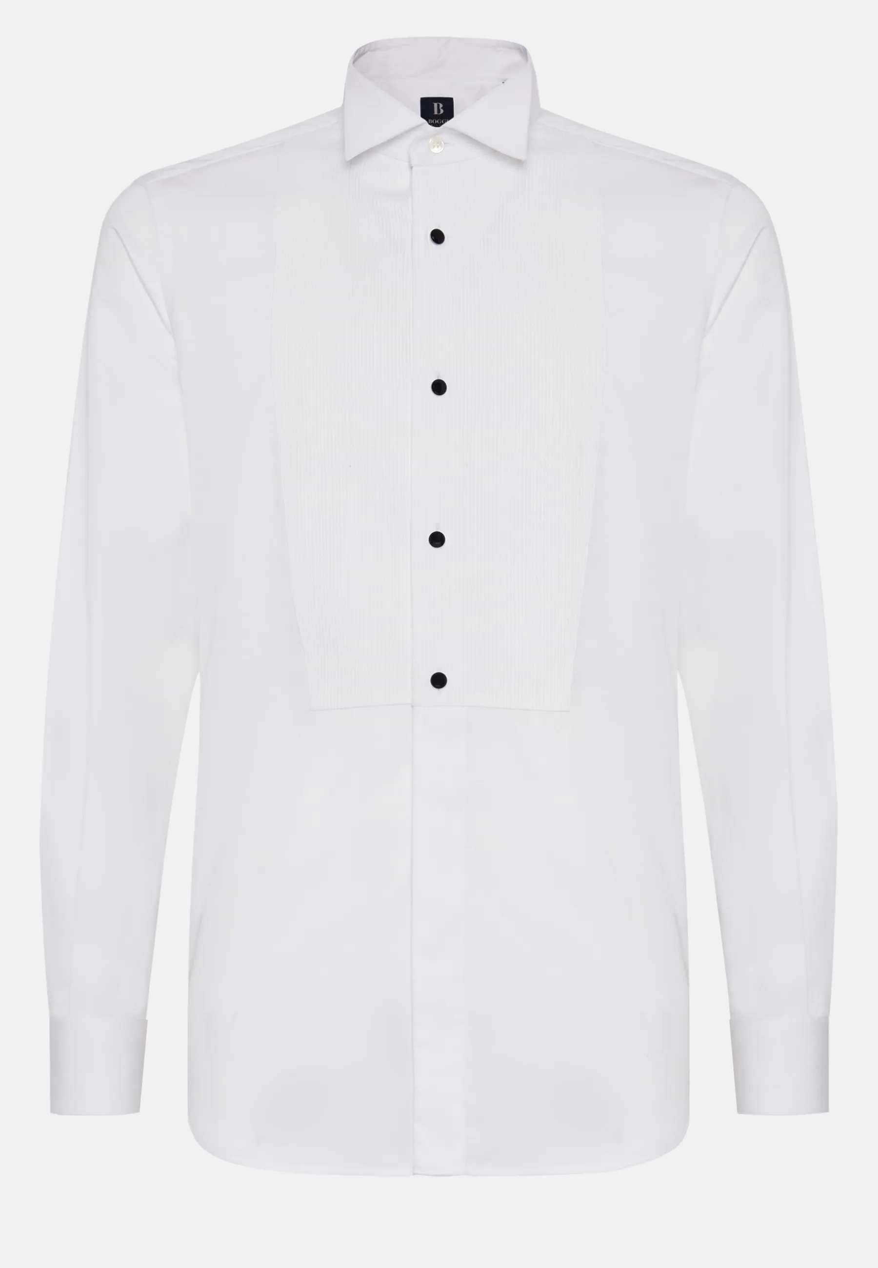 Slim Fit White Cotton Shirt