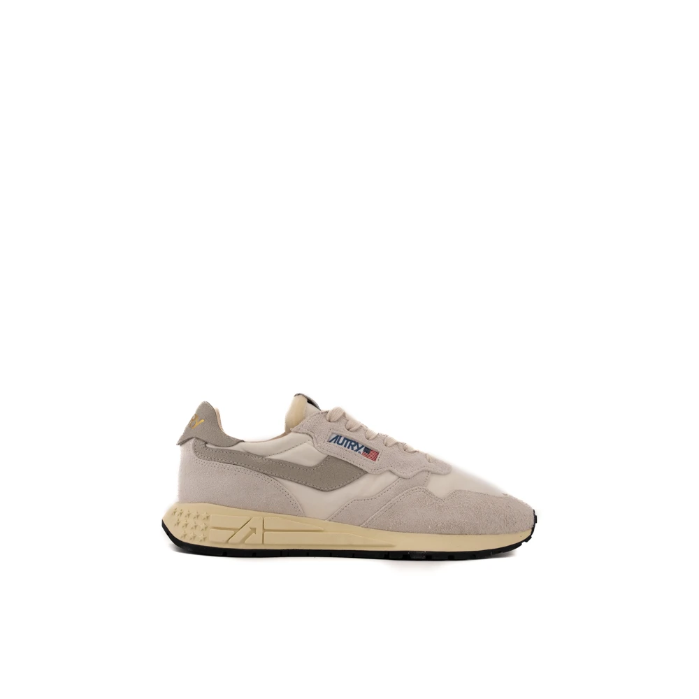 Sneakers Beige in Camoscio