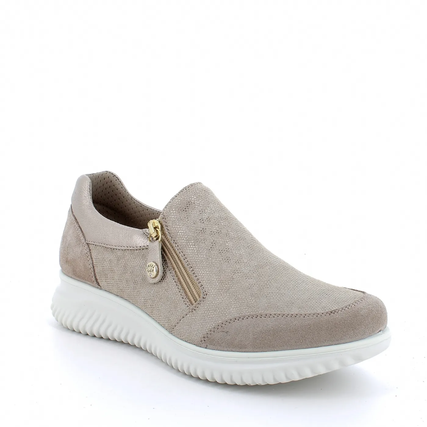 SNEAKERS  ENVAL SOFT DONNA SCAM.AFRODITE ZIP BEIGE 3759033