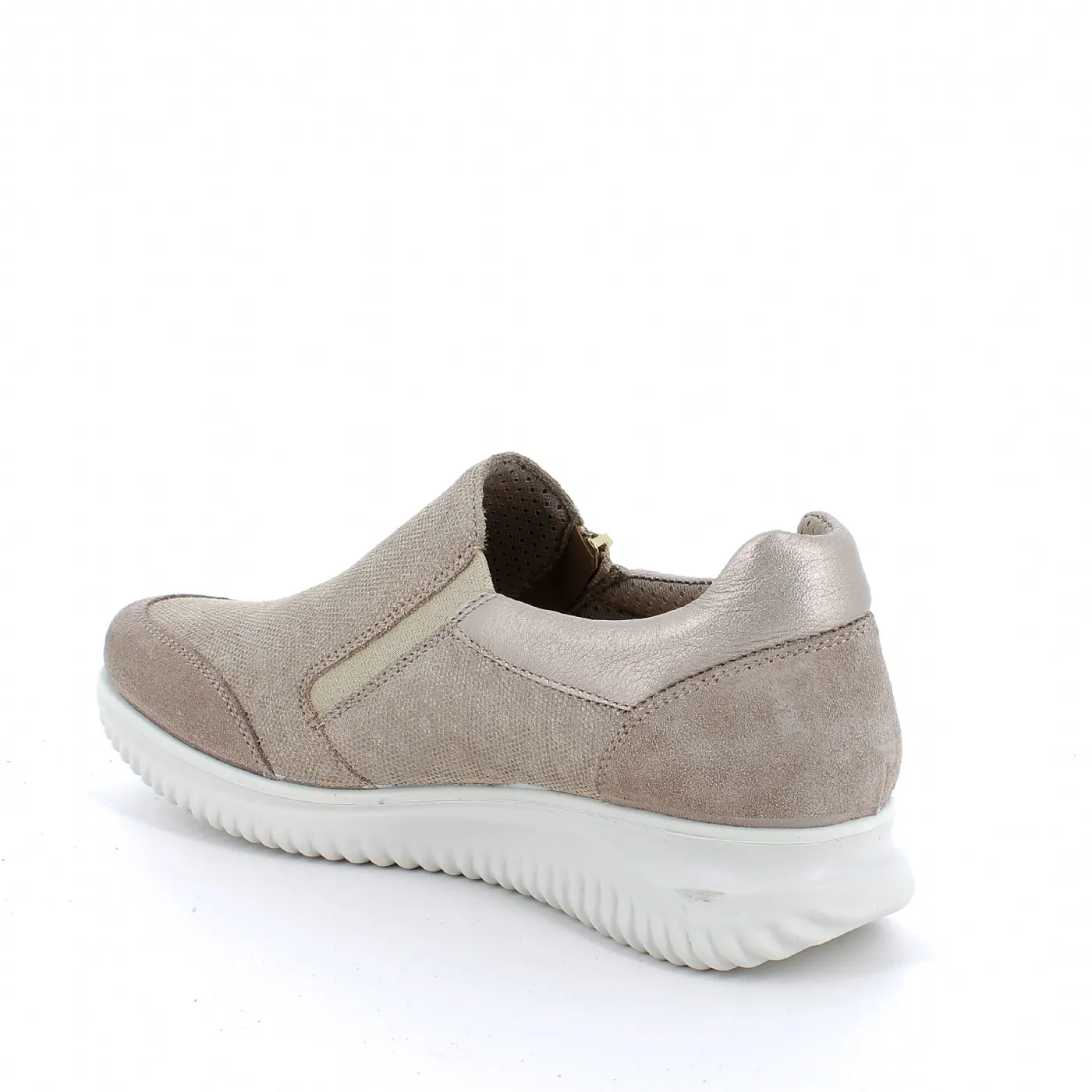 SNEAKERS  ENVAL SOFT DONNA SCAM.AFRODITE ZIP BEIGE 3759033