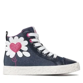 SNEAKERS GEOX ALTA BAMBINA J CIAK G B TELLA BRILL GBK NAVY J2504B 00954 C4002 tg:28,29,30,31,32,33,34,35