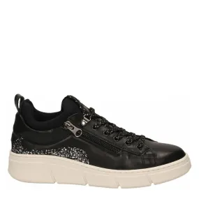 SNEAKERS NEROGIARDINI DONNA NAPPA PANDORA NERO A908971D/100