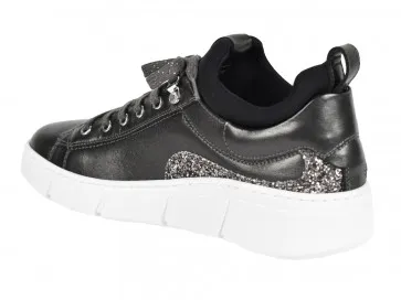 SNEAKERS NEROGIARDINI DONNA  NAPPA PANDORA NERO A908971D/101