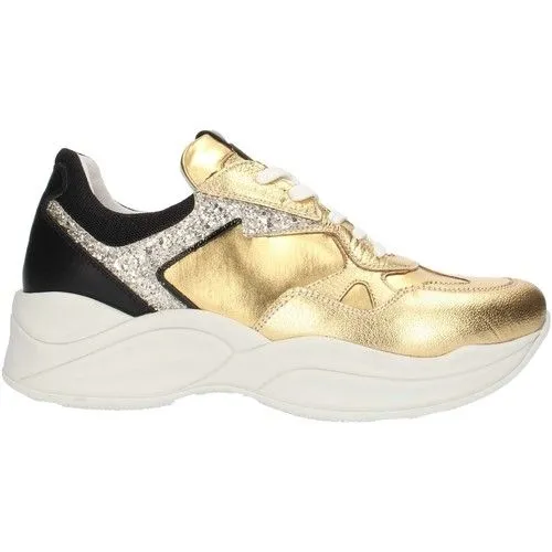 SNEAKERS NEROGIARDINI DONNA SUNRISE ORO GLITTER A909072D/414