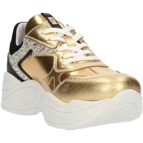 SNEAKERS NEROGIARDINI DONNA SUNRISE ORO GLITTER A909072D/414