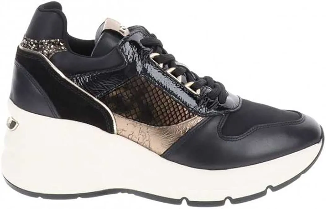 SNEAKERS NEROGIARDINI DONNA TOMAIA BOMBER NERO I205170D/100