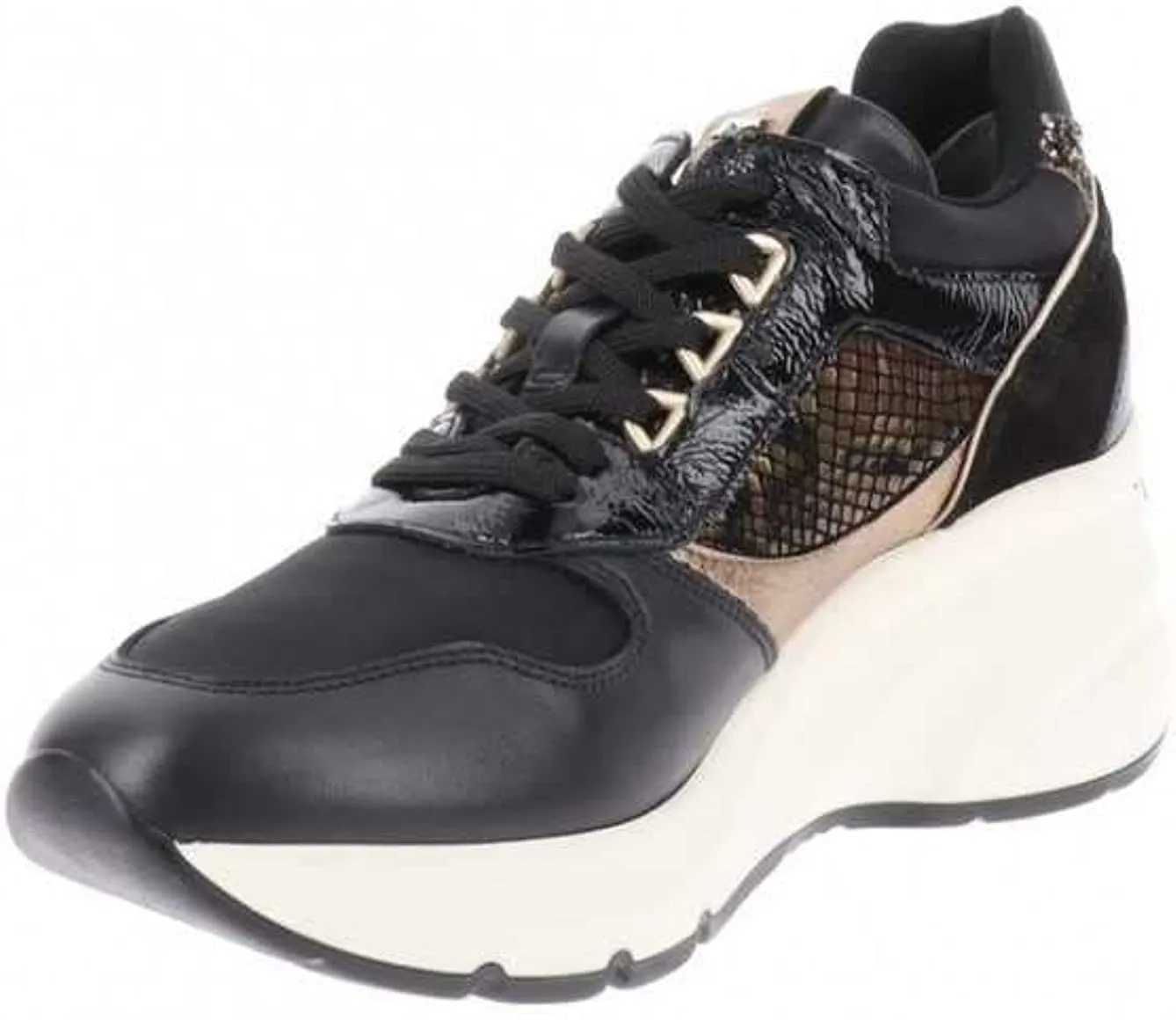 SNEAKERS NEROGIARDINI DONNA TOMAIA BOMBER NERO I205170D/100