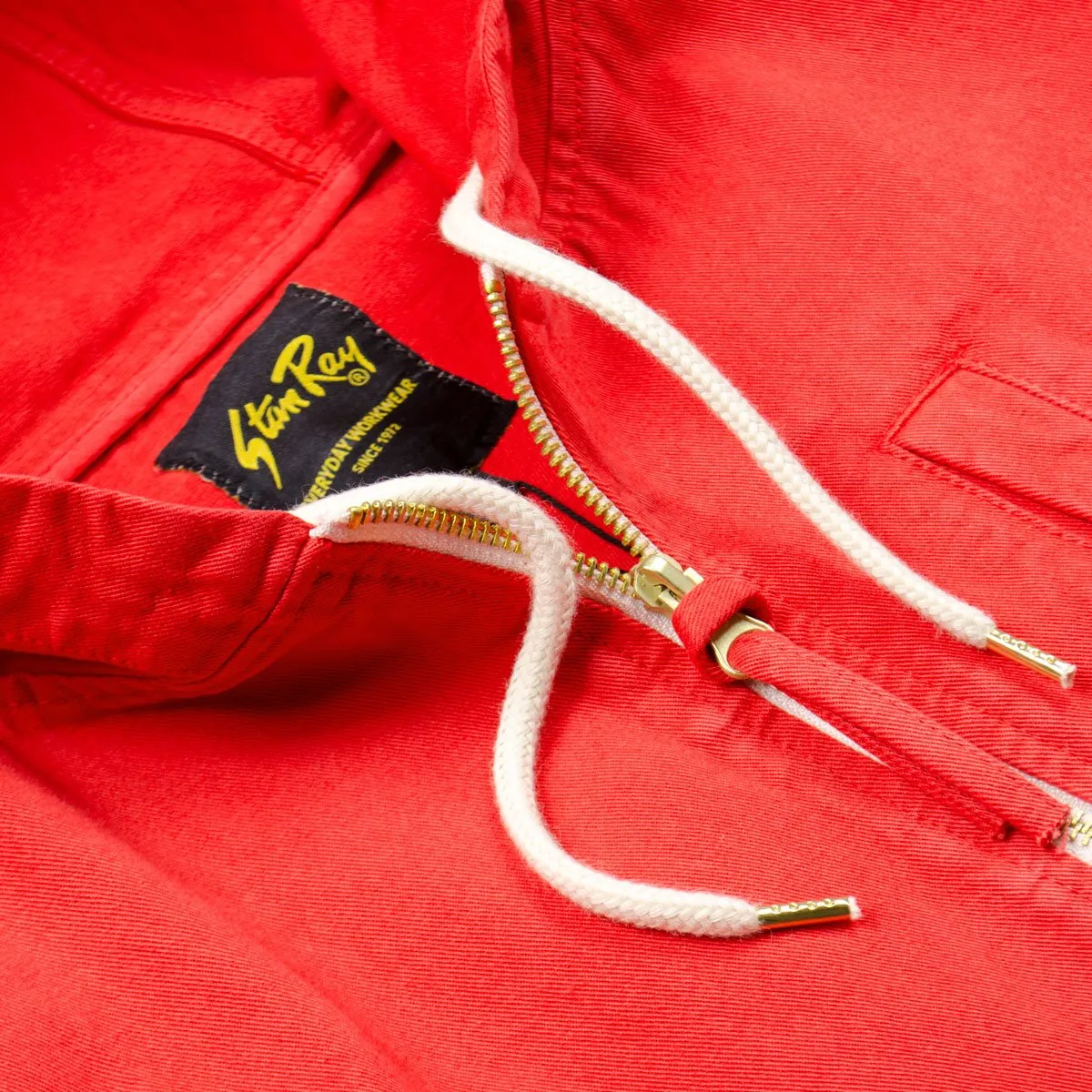 Stan Ray - Hooded Shop Jacket - Carpet Red