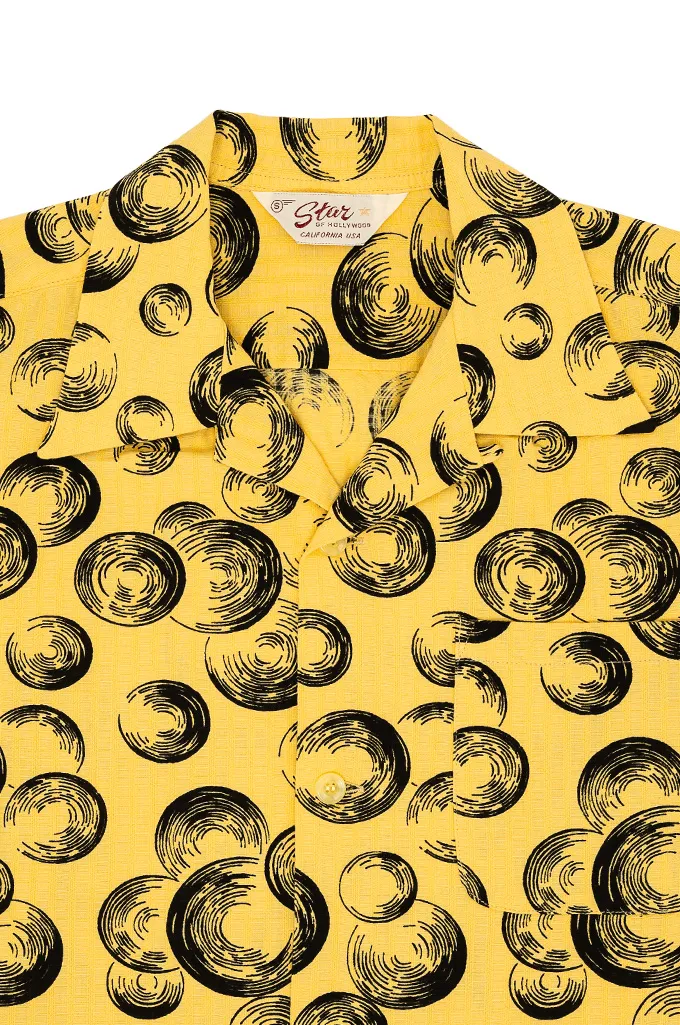 Star of Hollywood Dobby Cotton Shirt - BUBBLE YELLOW