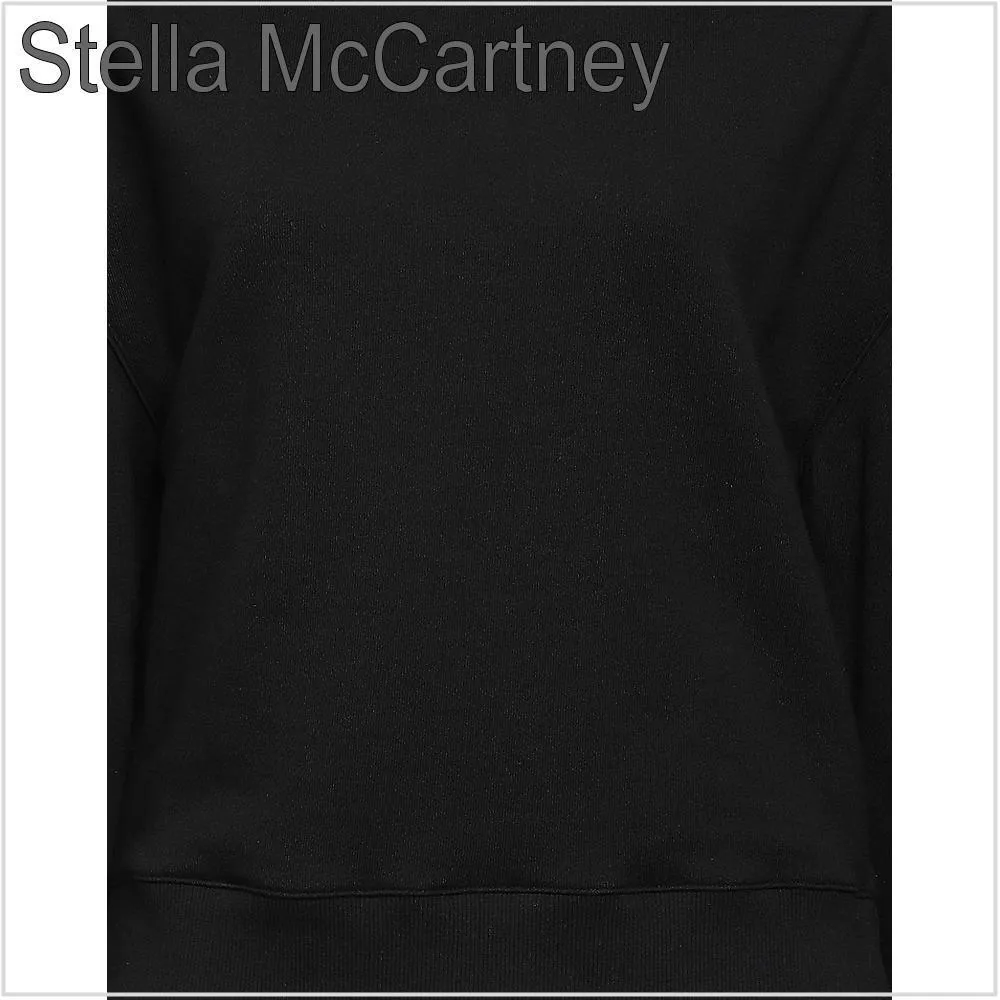 Stella McCartney  |Long Sleeves Cotton Logo Hoodies & Sweatshirts