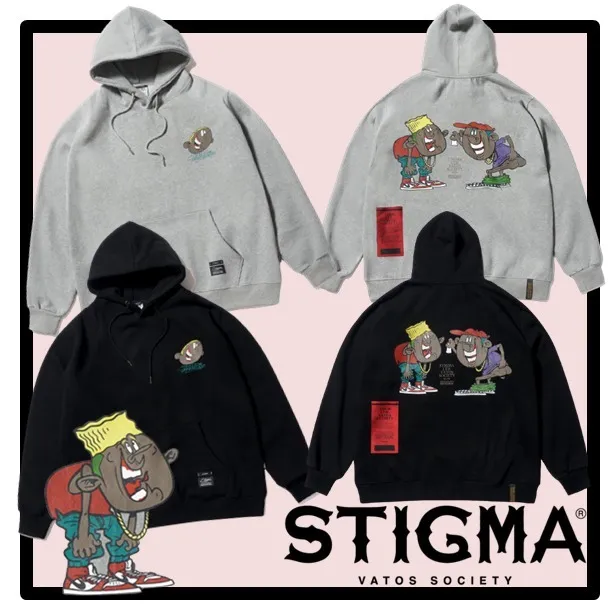 STIGMA  |Unisex Street Style Hoodies