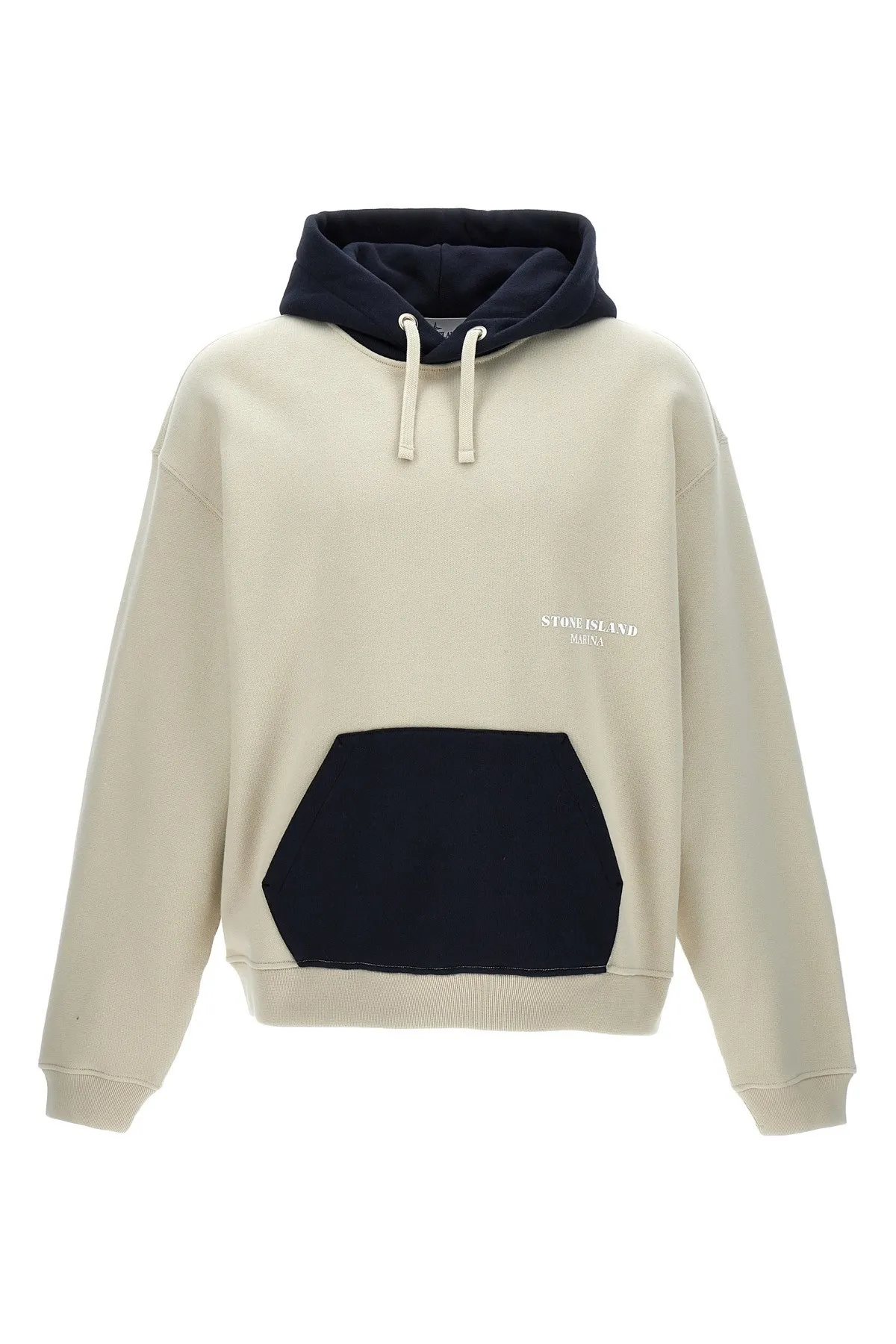 STONE ISLAND  |Long Sleeves Plain Cotton Logo Hoodies