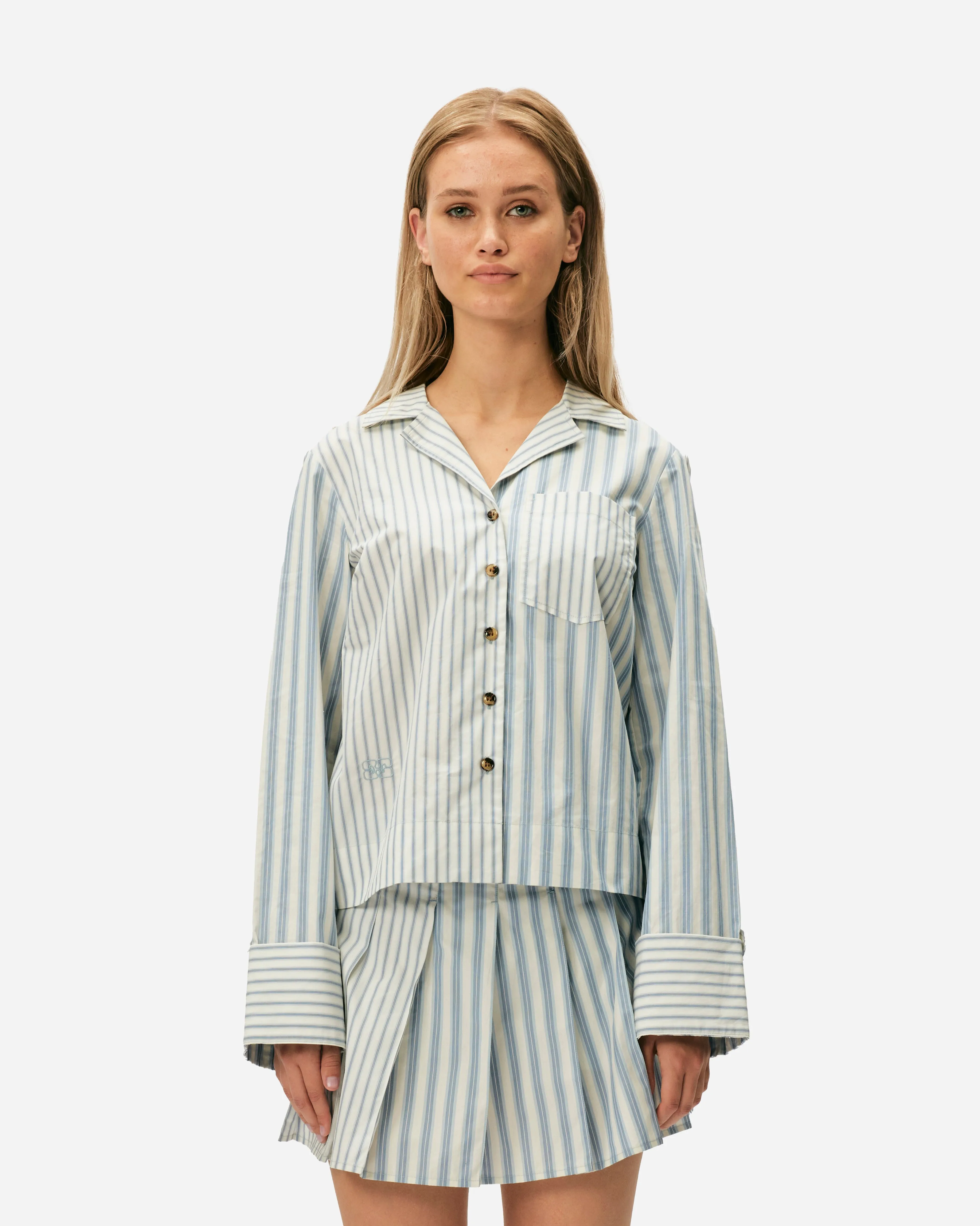 Stripe Cotton Shirt