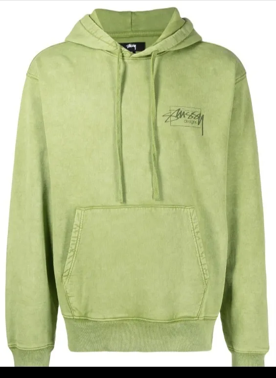 STUSSY  |Collaboration Long Sleeves Cotton Logo Skater Style Hoodies