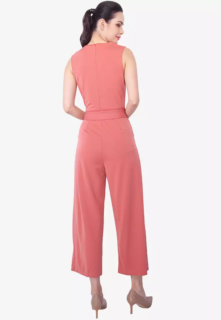 Summer Love Flowy V-neck Jumpsuits