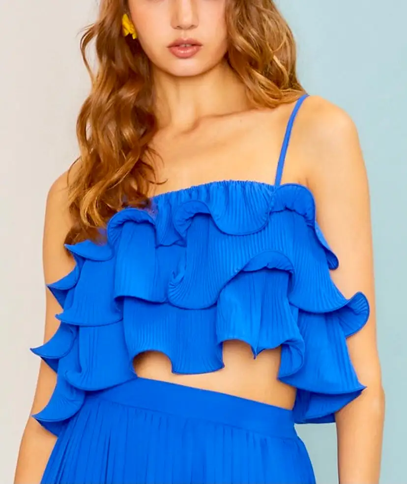 Sunday ruffle top