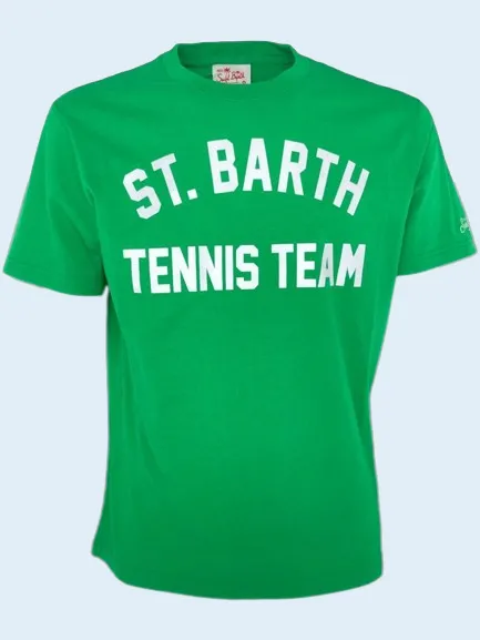 T-SHIRT UOMO VERDE TENNIS TEAM