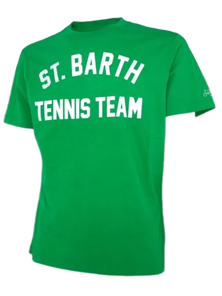 T-SHIRT UOMO VERDE TENNIS TEAM