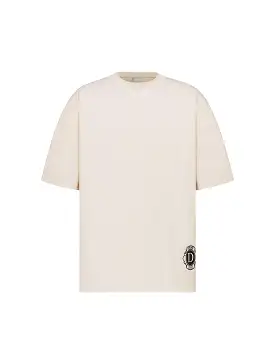 T-shirts  Ecru cotton and silk jersey