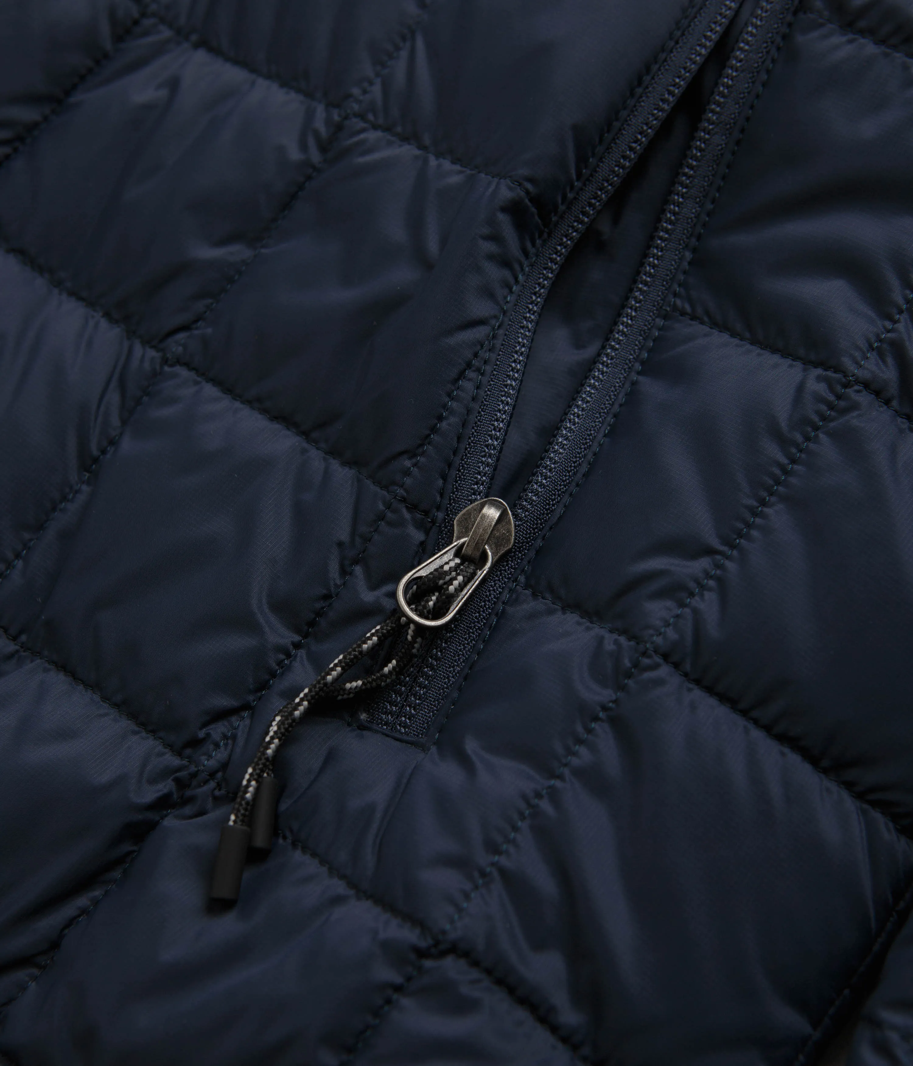 Taion Down x Boa Reversible Hooded Jacket - Dark Navy / Beige